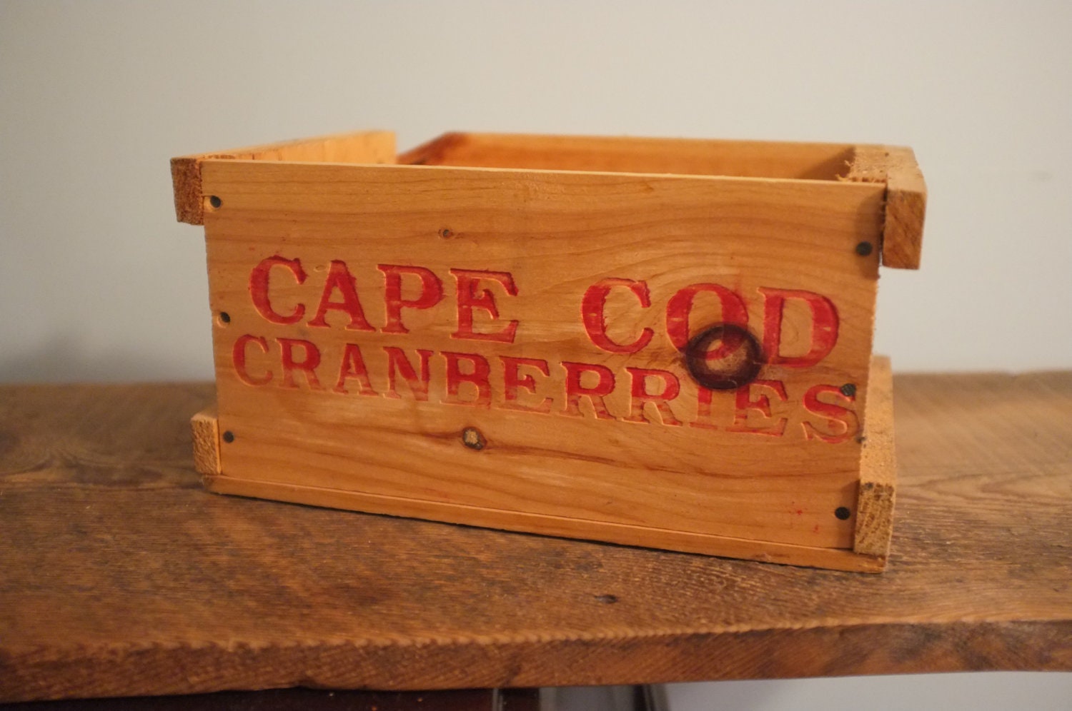 SALE Small Cape Cod Cranberries Crate