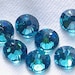 Blue Zircon 2058 Swarovski Elements Rhinestones, 30ss Flatback 10 pieces