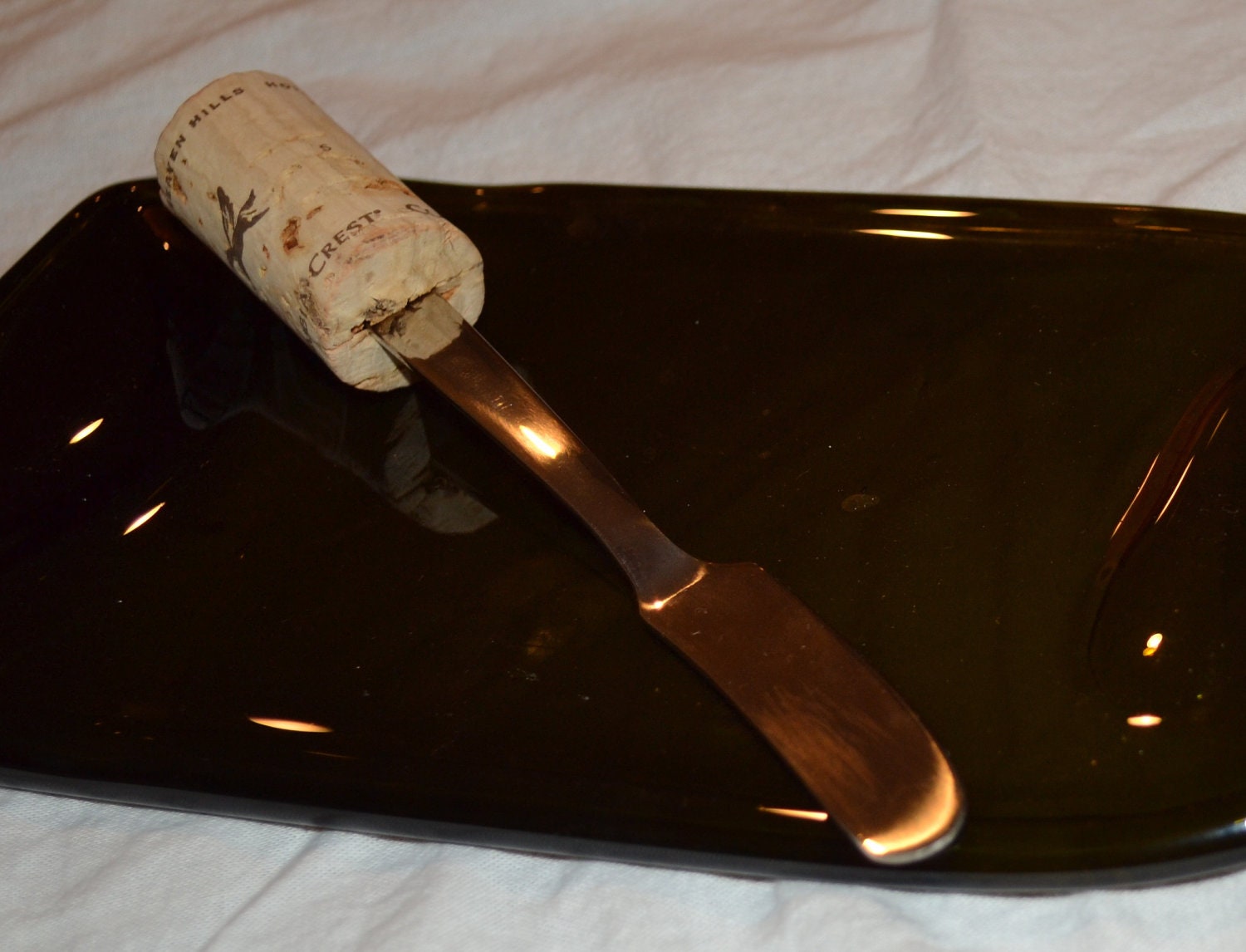 Stainless Steel Wine Cork Cheese Knife Spreader