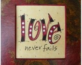 Whimsical Word Faith Art Love Inspirational Quote Handwritten Letters Matboard Picture Frame