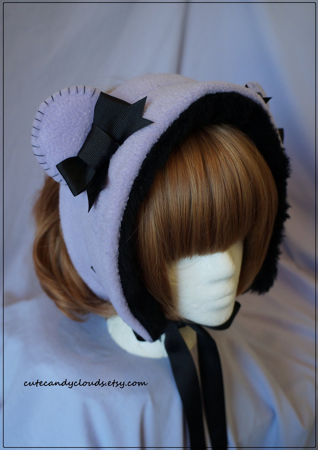 Bats & Bear ears spooky cute ear warmers