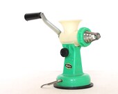 Vintage retro turquoise mincer