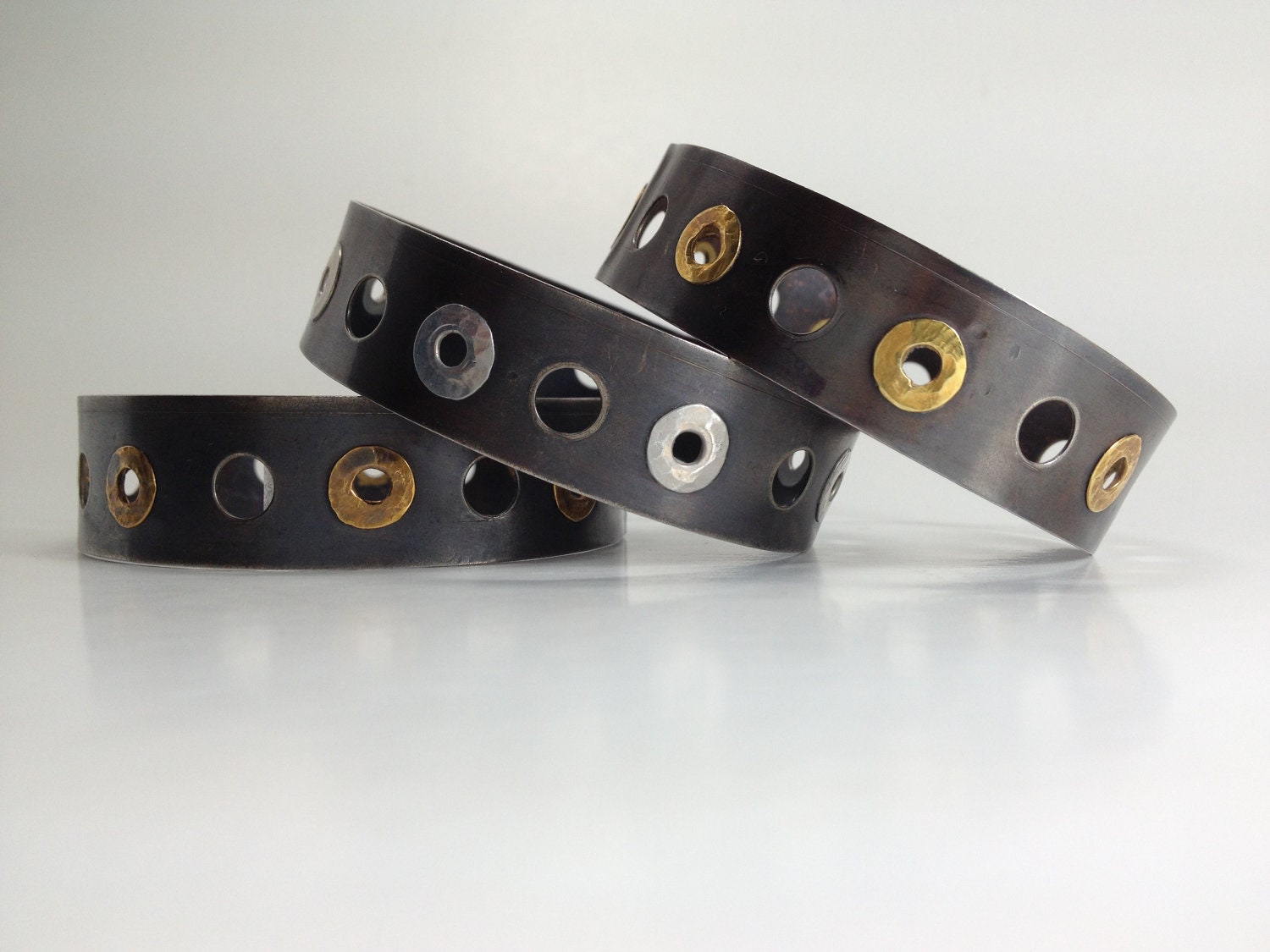 Industrial Bangles - Set of 3