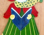 Caroling Snow-Woman 38 inches