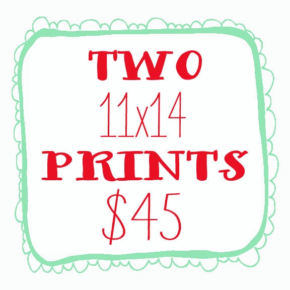 Any 2 11x14 prints for 45 dollars