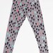 Stalactite Leggings in Mint, Rust and Black on Grey
