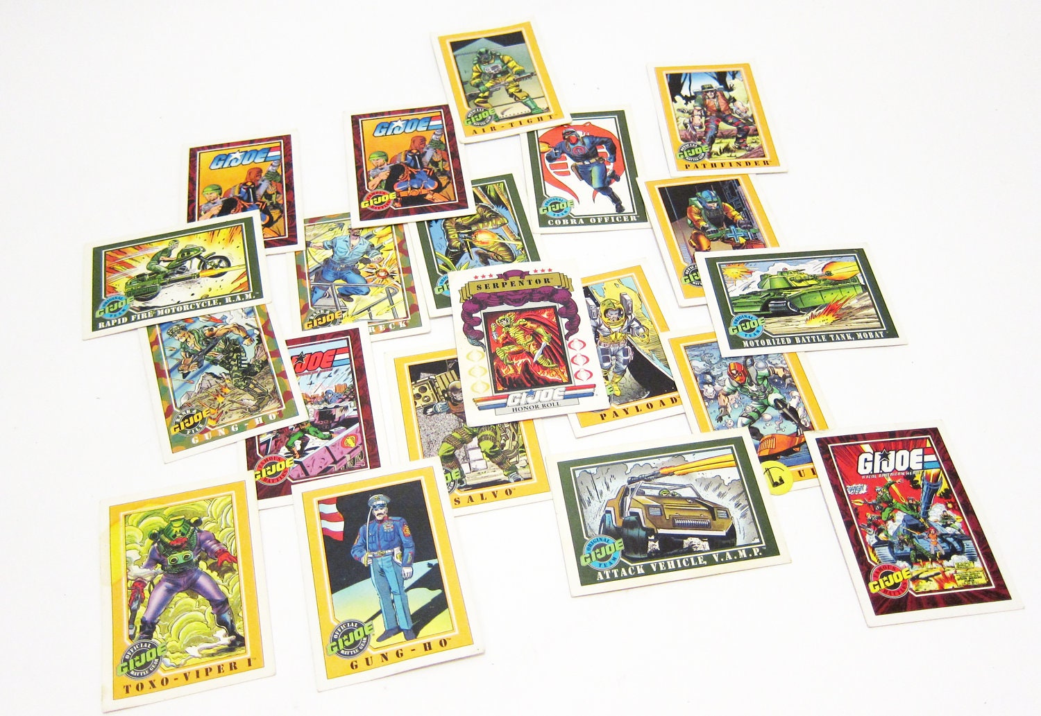 Vintage GI Joe Trading Cards A Real American Hero Playing Cards Series 1 1991 set of 20