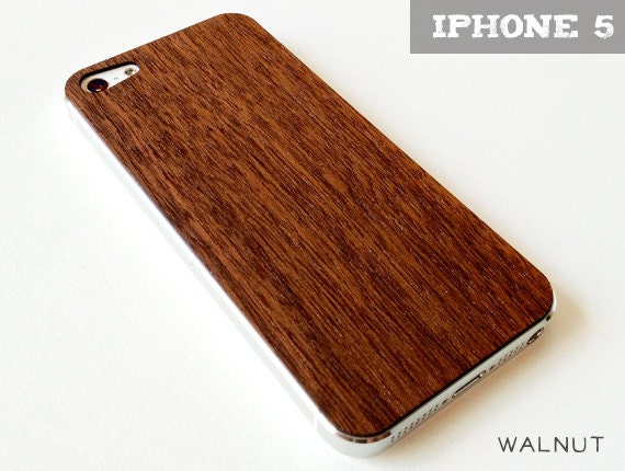 Real Walnut Wooden iPhone 5 Skin