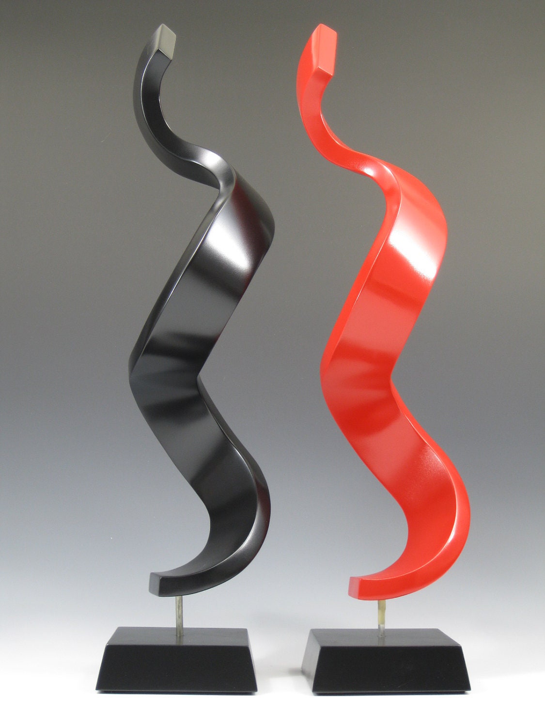 Modern Abstract Wood Sculpture  240.00 ea