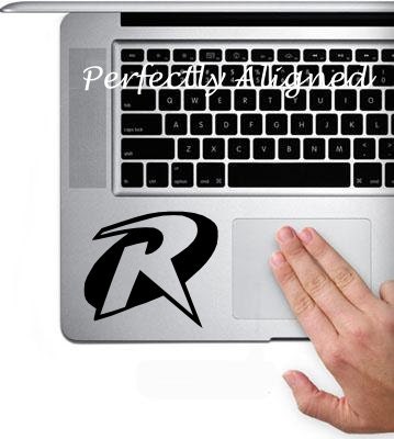 Vinyl Decal - Batman inspired Robin Symbol decal for Macbook trackpad