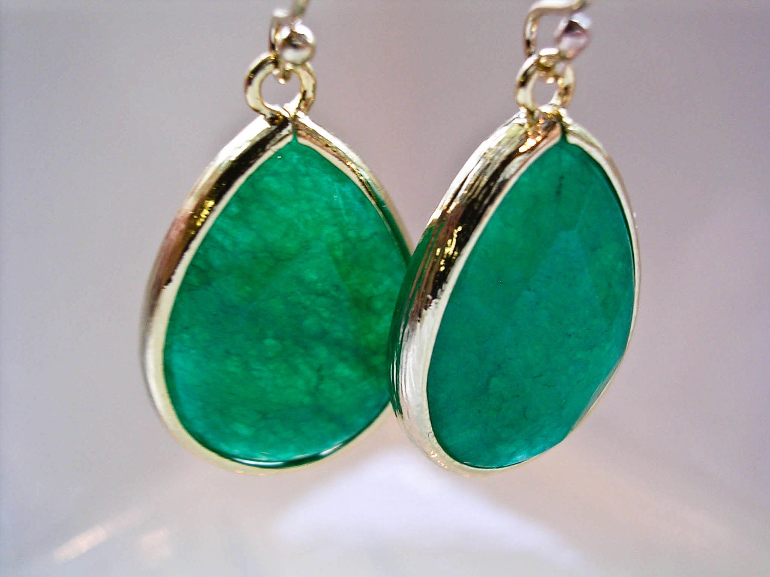 Push Present, Emerald Green Earrings, May Birthstone, Gift for Her