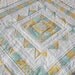 Blue and Yellow Table Runner Quilt or Wall hanging