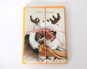 5-pack - Christmas card "Reindeer Meme"