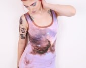 Galaxy print mini Bodycon TOP