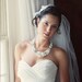 Ivory Statement Necklace with Pearl Flower, Silver Accents, & Lace- Bridal Bib Necklace- Vintage Wedding Jewelry with Rhinestones and Pearls