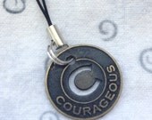Courage Bag Bling Charm