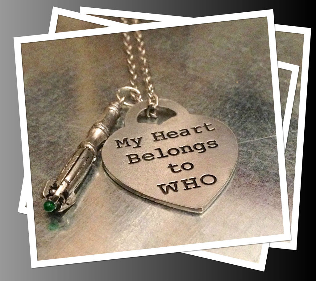 Exclusive Sci Fi Weapon and Heart Necklace