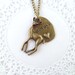 Always Said Snape Bronze Deer Doe Necklace