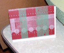 Plaid Letterpress Holiday Cards