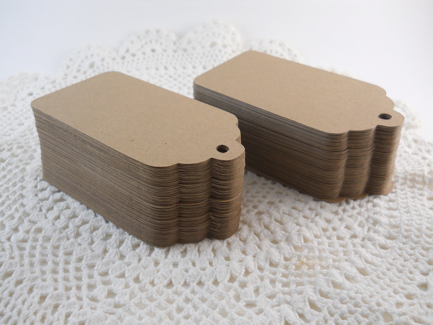 Kraft Escort Tags Wedding Wish Tree Favor Large Gift Labels Merchandise Tag - set of 200
