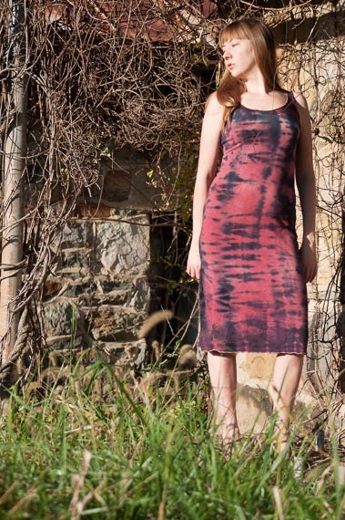 Shibori Slip Dress