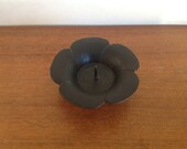 Vintage Cast Iron Candle Holder Japan