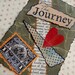 OOAK ACEO ATC collage and ink "The Journey"