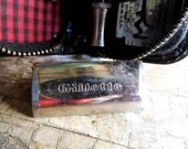 Mens Miniature Gillette Shaving Kit, Zippered Leather Kit, Vintage Safety Razor