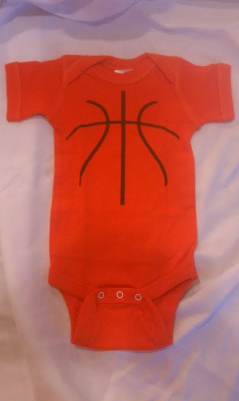 Adorable Basketball onesie