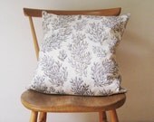 Leaf Branch Cushion Lavender