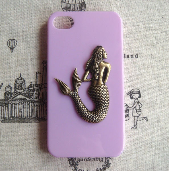 Steampunk Mermaid  hard case For Apple iPhone 4 case iPhone 4s case cover
