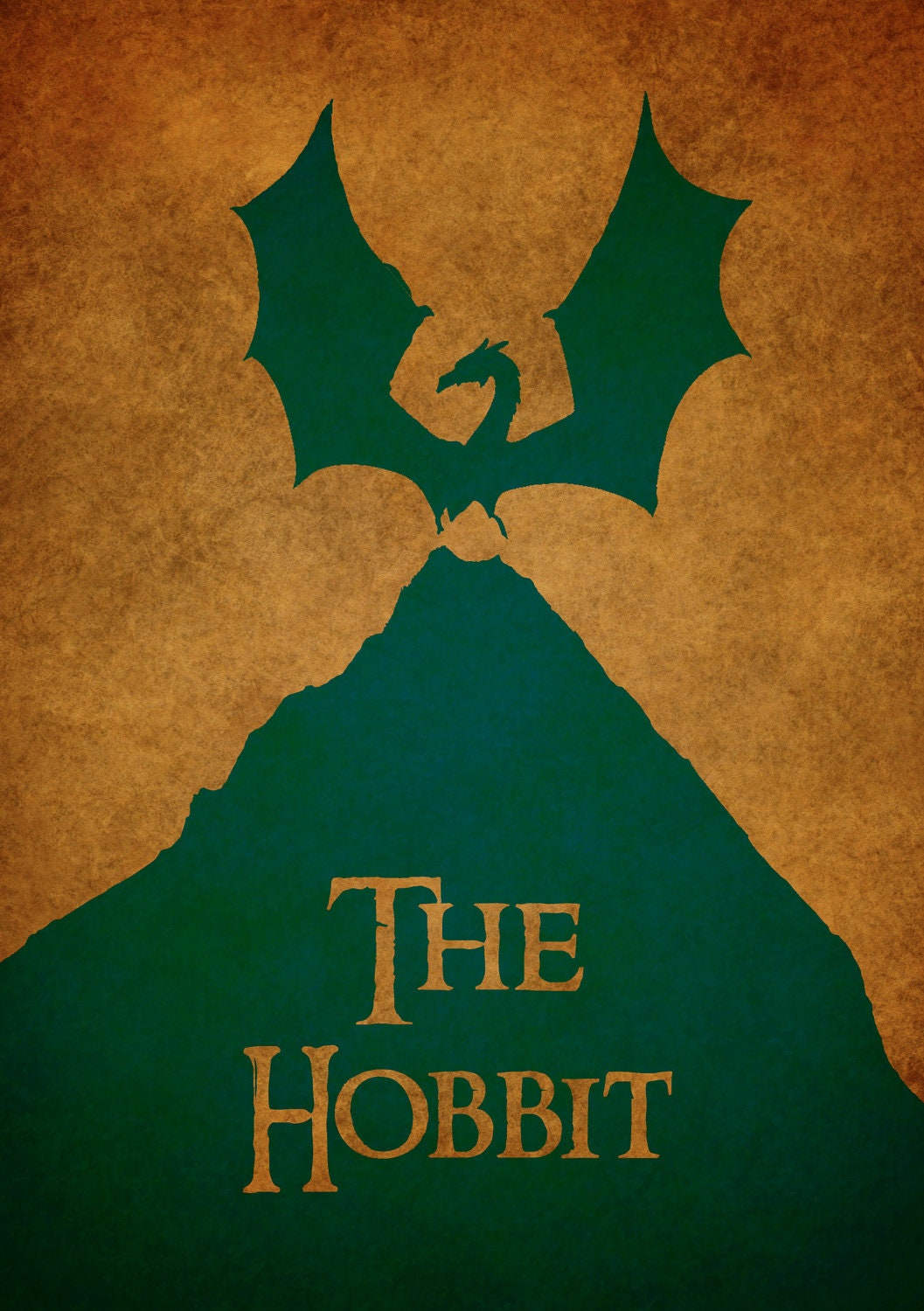 The hobbit movie poster. 11.7x16.5, A3 paper.