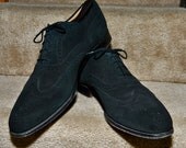 Alfred Sargent English Handmade Suede Full Brogues Mens Dress Shoes 11.5