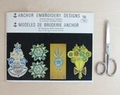 Anchor Embroidery Designs - Vintage Instruction Booklet - Home Decor Sewing