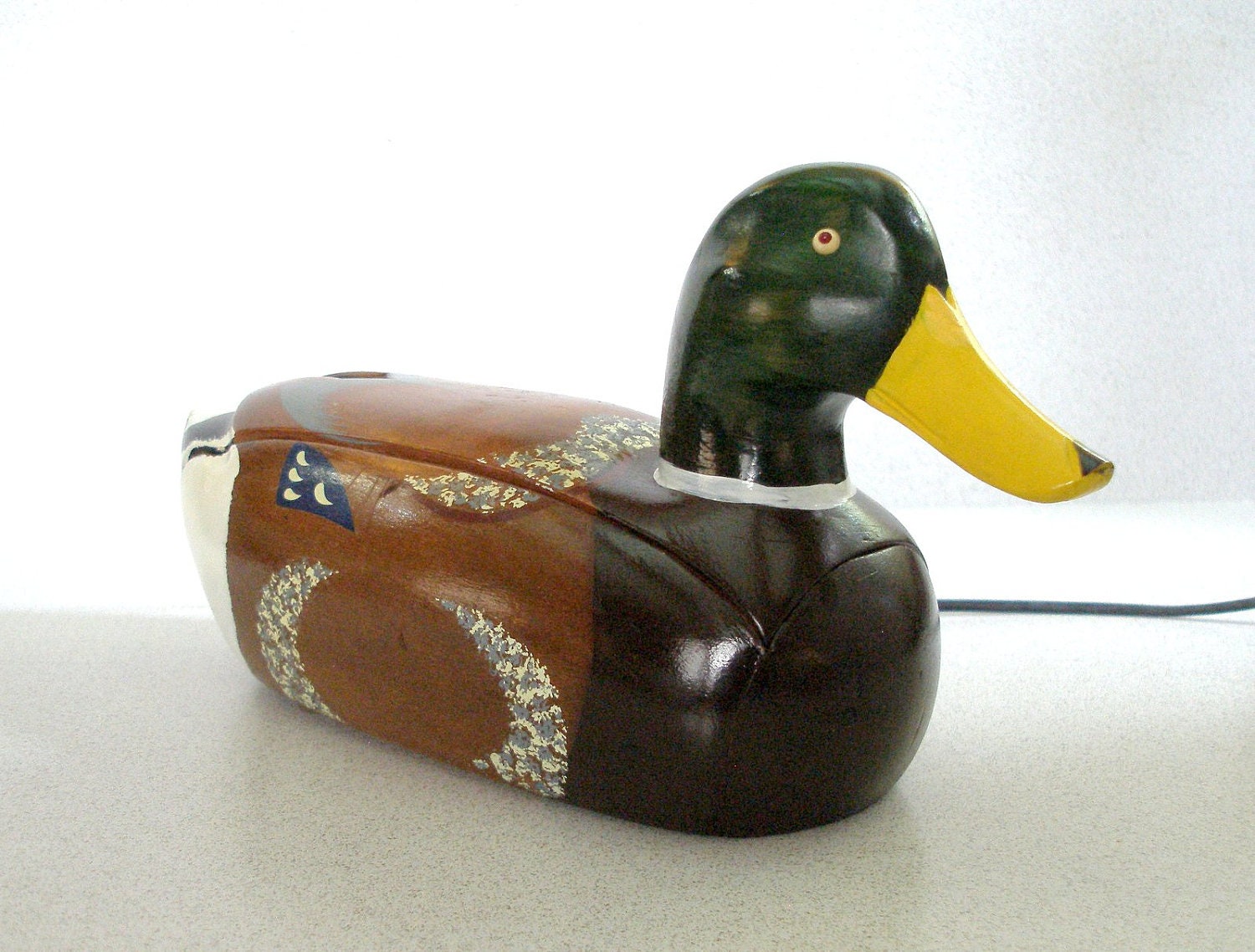 Vintage TELEMANIA Wooden Quacking DUCK Phone Jersey by FultonLane