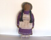 Choctaw soft sculpture Grandmother rag doll