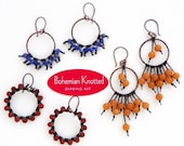 KIT-Bohemian Knotted Earrings-SILVER KIT