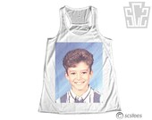 Justin Timberlake Middle School Yearbook Photo Flowy Tank Top x Singlet