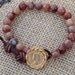 African Opal Beaded Bracelet