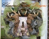 Mossy Oak Hunter Deco Mesh Wreath