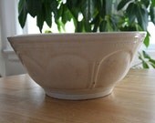 Large white ceramic mixing bowl