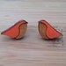 Sleeping bird studs