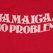 This Shirt Is Mellower Than a Bushel of Bong Hits - Rare Vintage 1970s reggae JAMAICA NO PROBLEM T-Shirt - Rasta - weed marijuana - 50/50