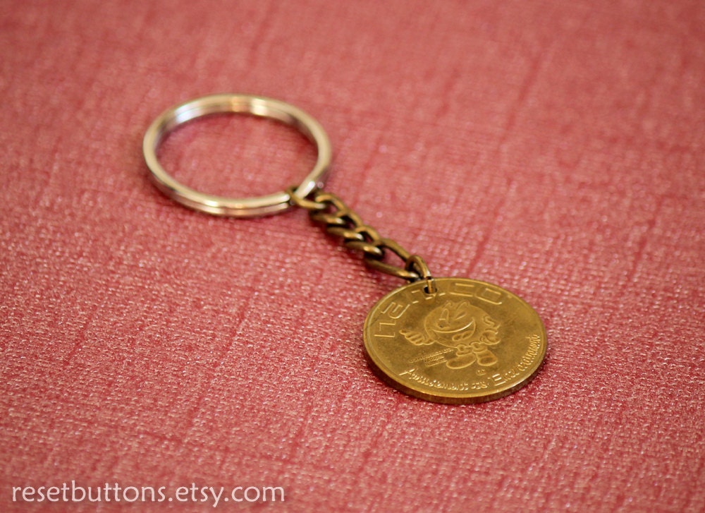 Namco Arcade Token Keychain / Key Fob