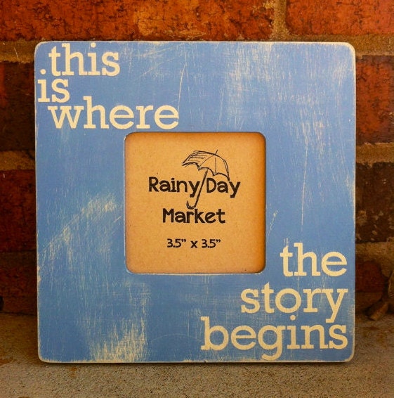 The Story Begins - Picture Frame