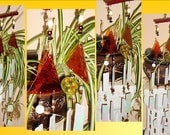 Sacred Goddess Isis Orgone Feng Shui Glass & Crystal Harmonizing Wind Chime