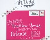 Hand Addressed Envelopes - The Claire