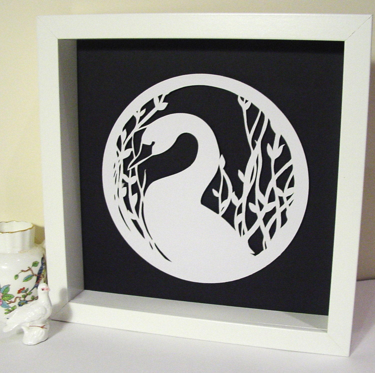 Papercut Swan