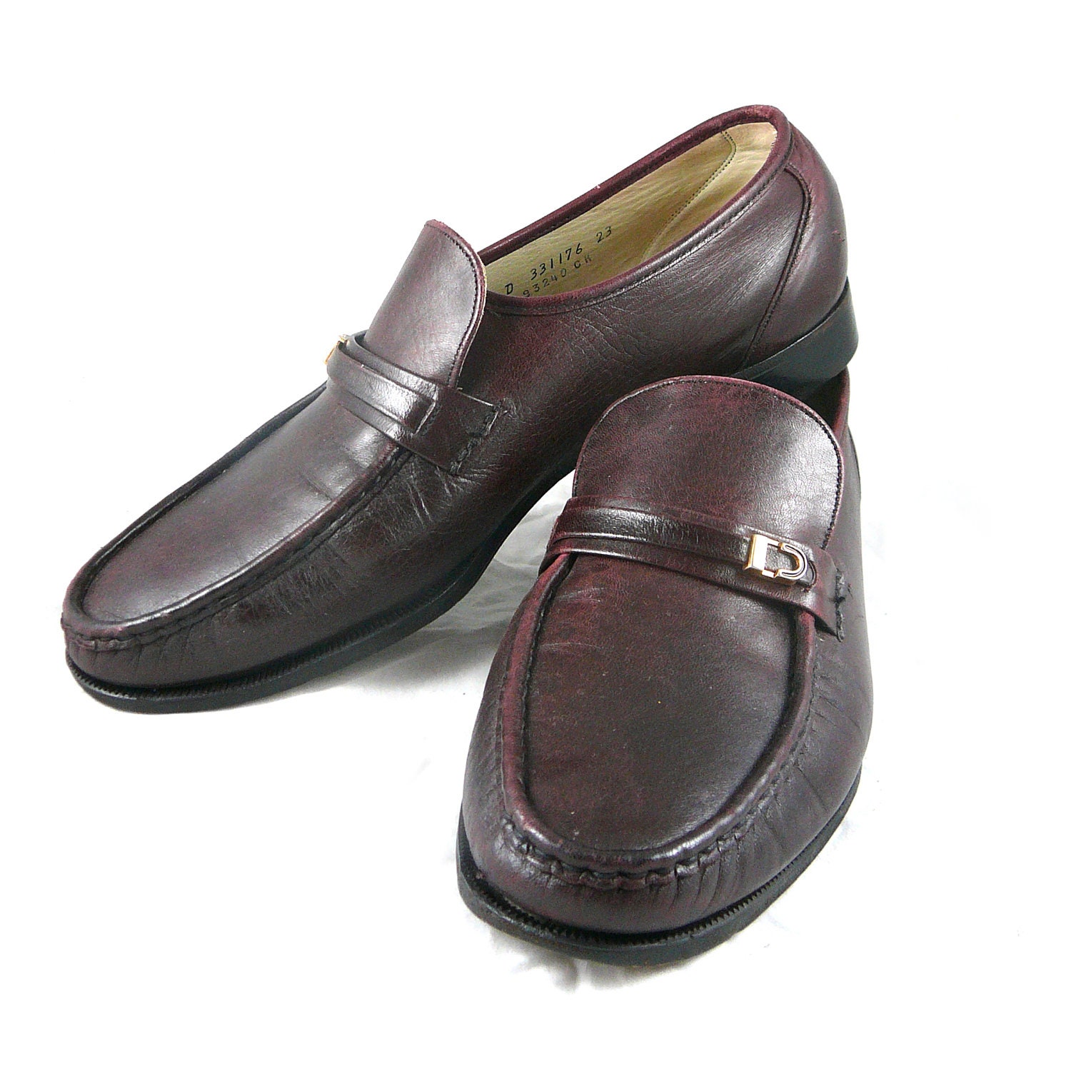 Beautiful vintage Florsheim Imperial soft brown leather horsebit loafers 9.5 D Mens / shoes