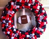 Georgia Bulldogs Ribbon Wreath